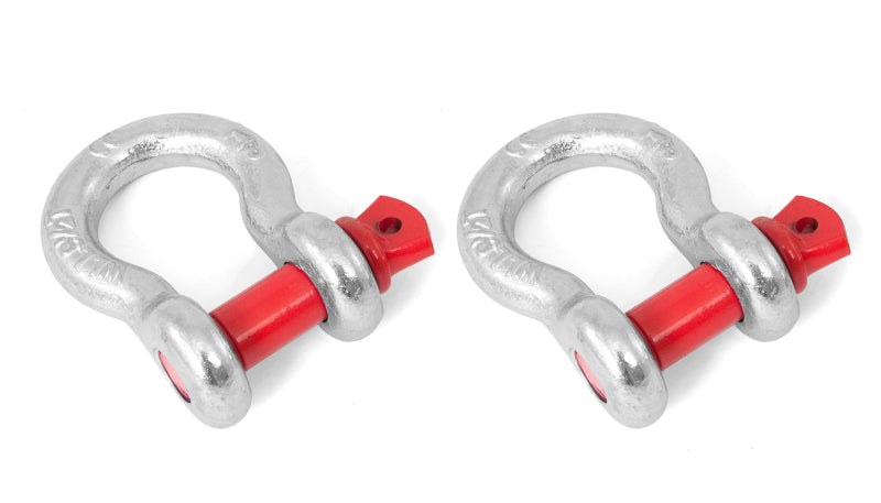 Rugged Ridge 5/8in D-Shackle Set Shackle Kits Rugged Ridge