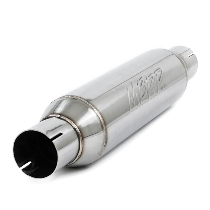 MBRP Universal Resonator 2.5in inlet/outlet 16in body 20in overall T304 Resonators MBRP