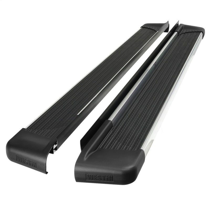 Westin Polished Aluminum Running Board 68.4 inches SG6 Running Boards - Polished Running Boards Westin