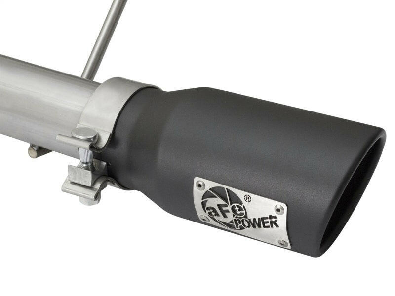 aFe Rebel Series CB 2.5in Dual Center Exit SS Exhaust w/ Black Tips 07-15 Jeep Wrangler 3.6L/3.8L V6 Catback aFe