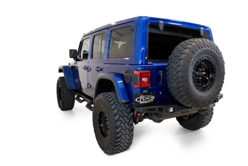 Addictive Desert Designs 18-23 Jeep Wrangler JL Stealth Fighter Rear Bumper Bumpers - Steel Addictive Desert Designs