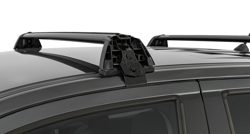 Rhino-Rack 11-20 Ford Ranger PX 4 Door Double Cab Vortex ROC25 Flush 2 Bar Roof Rack - Black Roof Rack Rhino-Rack
