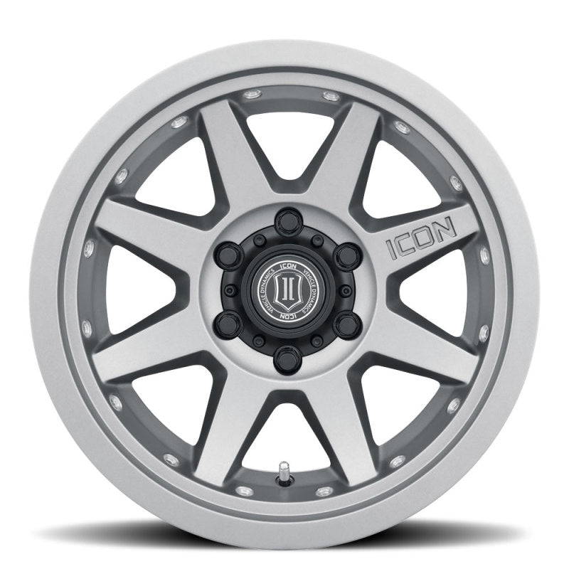 ICON Rebound Pro 17x8.5 6x135 6mm Offset 5in BS 87.1mm Bore Titanium Wheel Wheels - Cast ICON