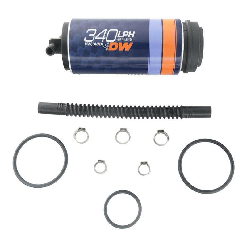 Deatschwerks DW340V Series 340lph In-Tank Fuel Pump w/ Install Kit For VW and Audi 1.8T FWD Fuel Pumps DeatschWerks