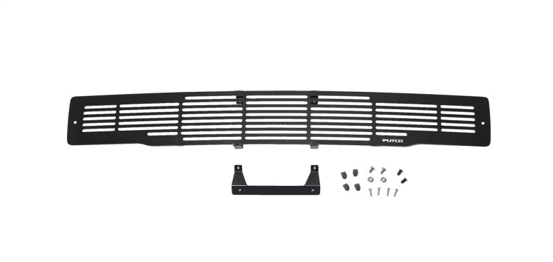 Putco 15-17 Ford F-150 - Stainless Steel Black Bar Design Bumper Grille Inserts Grilles Putco