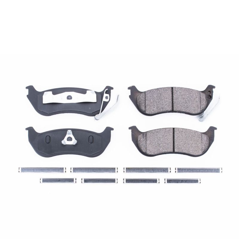 Power Stop 03-07 Jeep Liberty Rear Z17 Evolution Ceramic Brake Pads w/Hardware Brake Pads - OE PowerStop