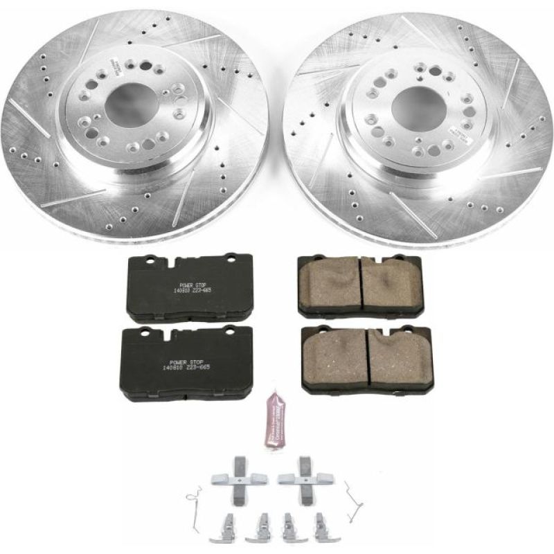 Power Stop 95-00 Lexus LS400 Front Z23 Evolution Sport Brake Kit Brake Kits - Performance D&S PowerStop