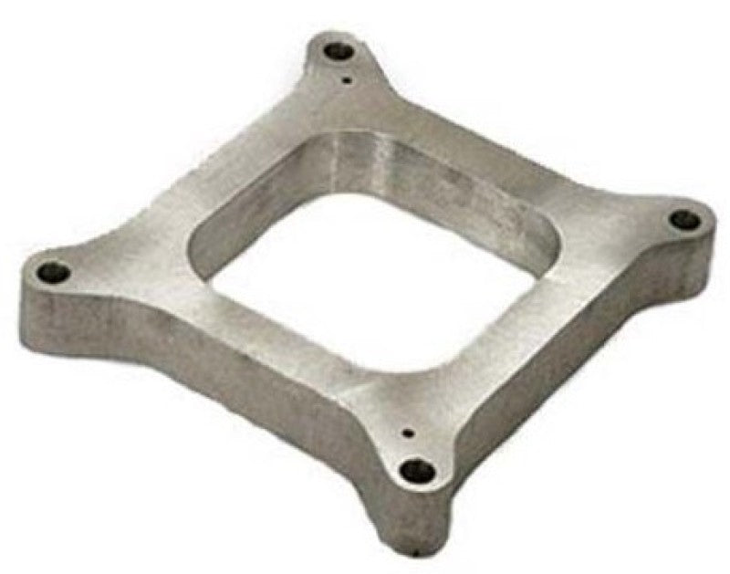 Moroso 4150/4160 Carburetor Spacer - Open Plenum - 1in - Cast Aluminum Hardware - Singles Moroso