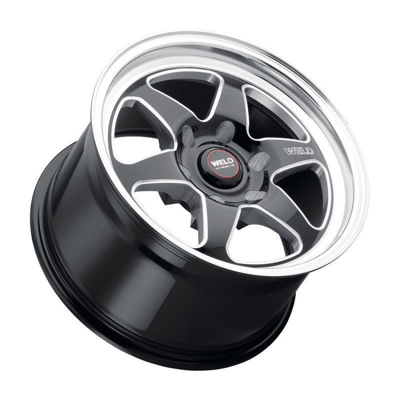Weld S156 17x9.5 Ventura 6 Drag 6x127 ET35 BS6.625 Gloss BLK MIL DIA 78.1 Wheels - Cast Weld