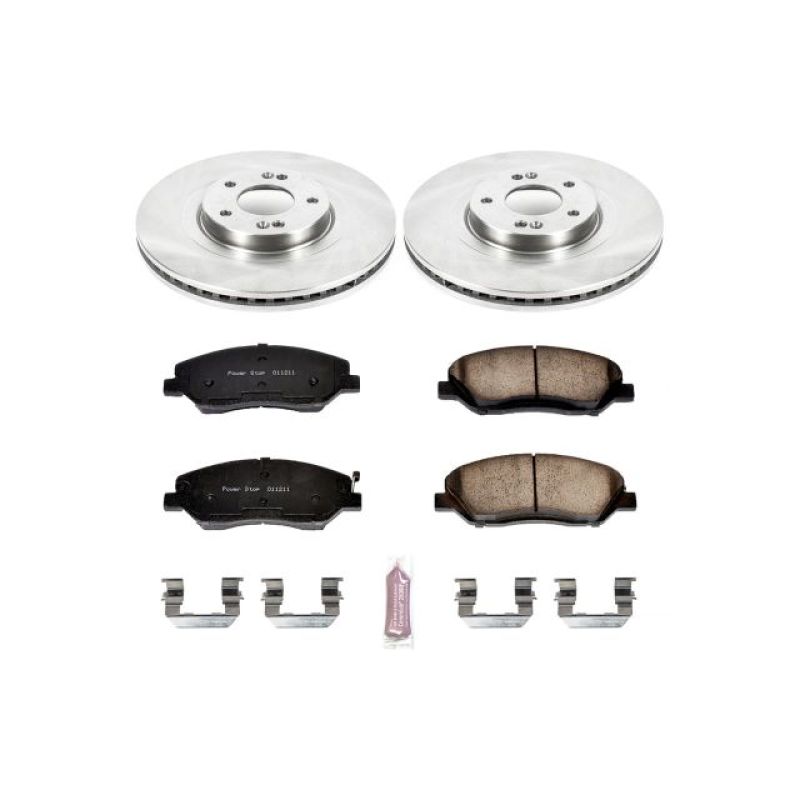 Power Stop 13-16 Hyundai Santa Fe Front Autospecialty Brake Kit Brake Kits - OE PowerStop