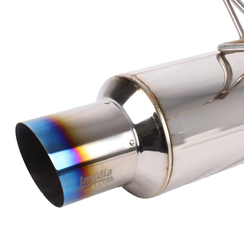 Invidia 2022+ Subaru WRX Single N1 Titanium Burnt Tip Cat-back Exhaust Catback Invidia