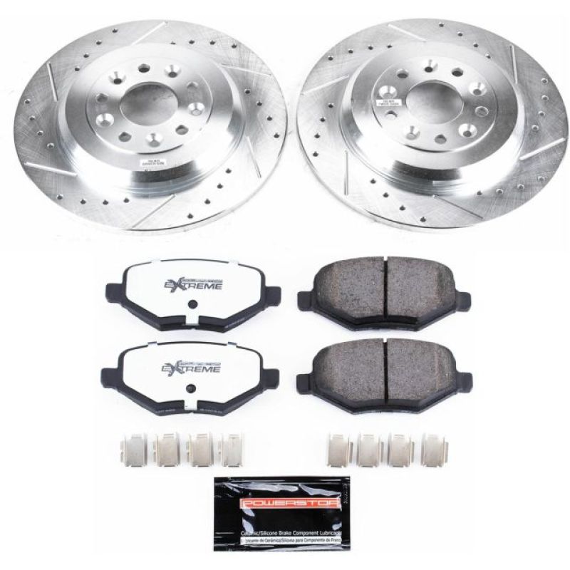 Power Stop 11-15 Ford Edge Rear Z36 Truck & Tow Brake Kit Brake Kits - Performance D&S PowerStop