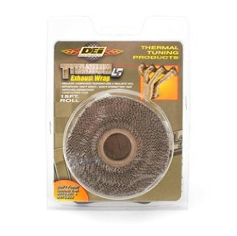 DEI Exhaust Wrap 1in x 15ft - Titanium Exhaust Wrap DEI
