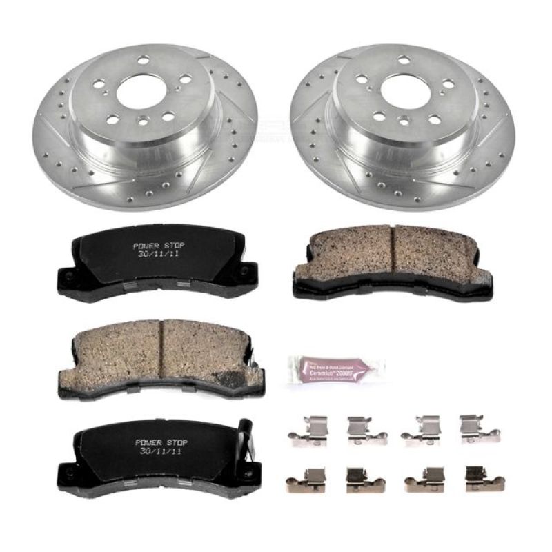 Power Stop 99-03 Lexus RX300 Rear Z23 Evolution Sport Brake Kit Brake Kits - Performance D&S PowerStop