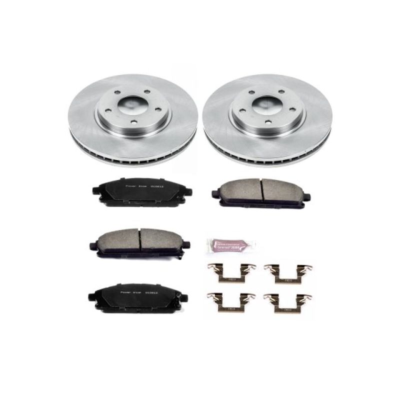 Power Stop 04-09 Nissan Quest Front Autospecialty Brake Kit Brake Kits - OE PowerStop