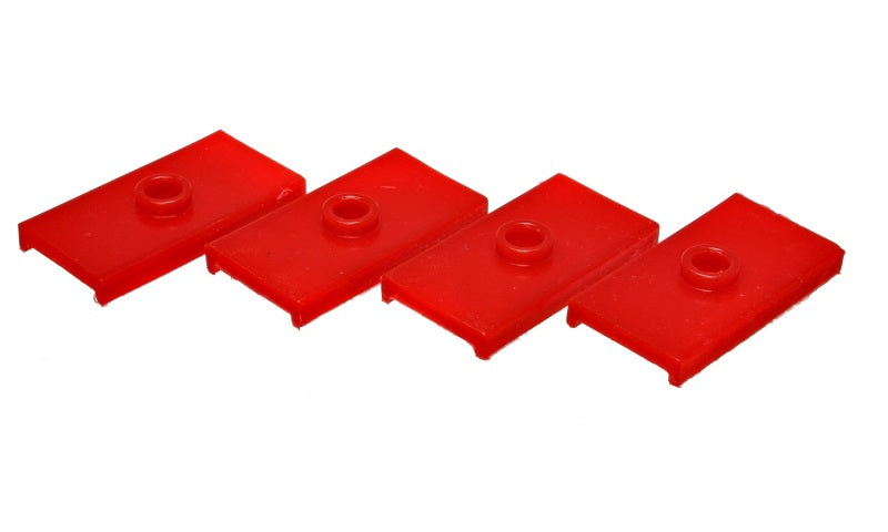 Energy Suspension 62-80 MG MGB Red Rear Leaf Spring Pad Set Bushing Kits Energy Suspension