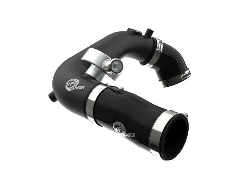 aFe BladeRunner 2 1/2in Intercooler Hot Side Charge Pipe 18-21 Jeep Wrangler JL L4-2.0L (t) - Black Intercoolers aFe