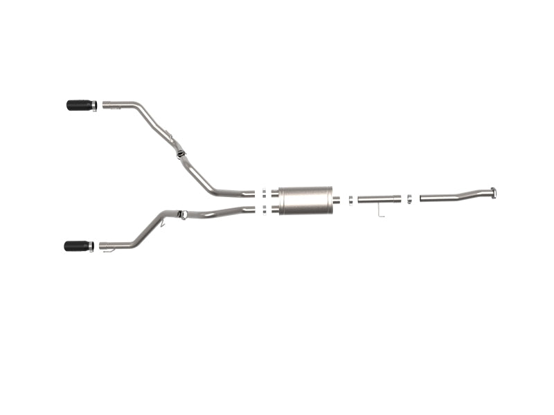 aFe Vulcan Series 3in 304SS Cat-Back w/ Black Tips 15-20 Ford F-150 V6 2.7L/35L(tt) / V8 5.0L Catback aFe
