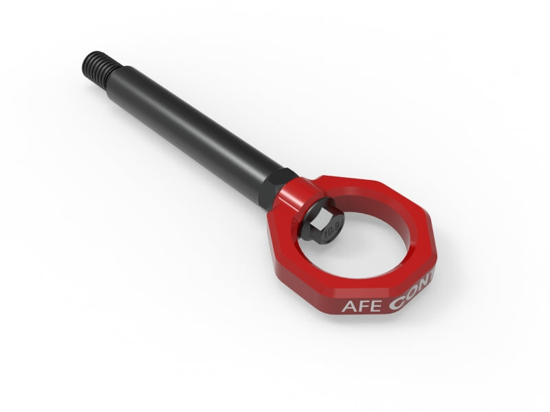 aFe 23-25 BMW M2 (G87) CONTROL Front / Rear Tow Hook - Red Tow Hooks aFe