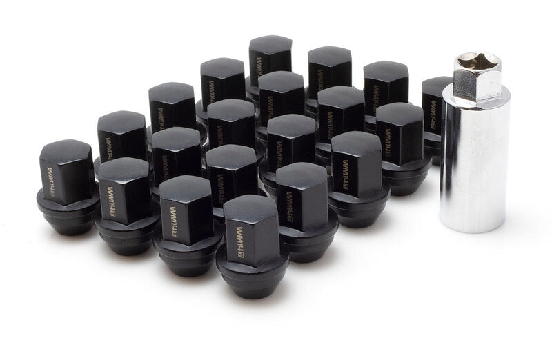 Wheel Mate WM14T Closed End Lug Nuts - QTY 20/Black Lug Nuts Wheel Mate