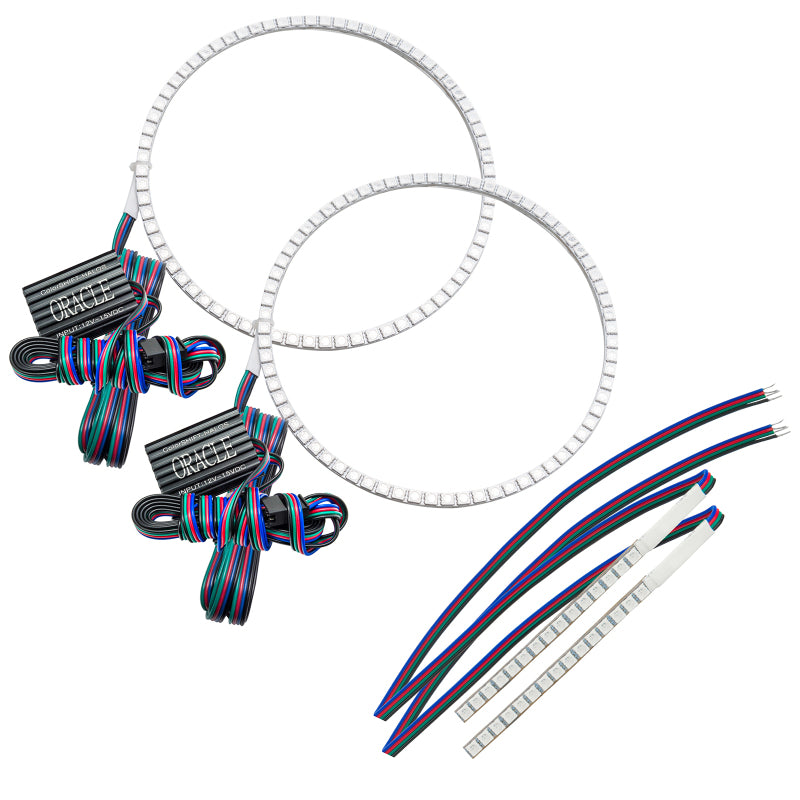 Oracle 21-22 Ford Bronco Headlight Halo Kit w/DRL Bar - Base Headlights -w/No Controller Headlights ORACLE Lighting