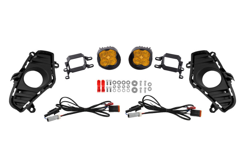 Diode Dynamics 22-25 Toyota RAV4 SS3 Fog Light Kit - Yellow Sport Fog Lights Diode Dynamics