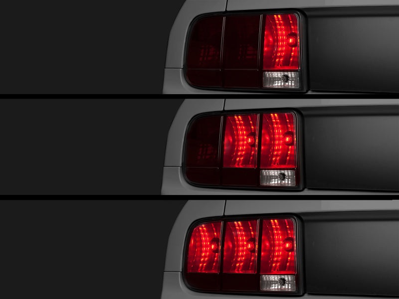 Raxiom 05-09 Ford Mustang Sequential Tail Light Kit (Plug-and-Play) Tail Lights Raxiom