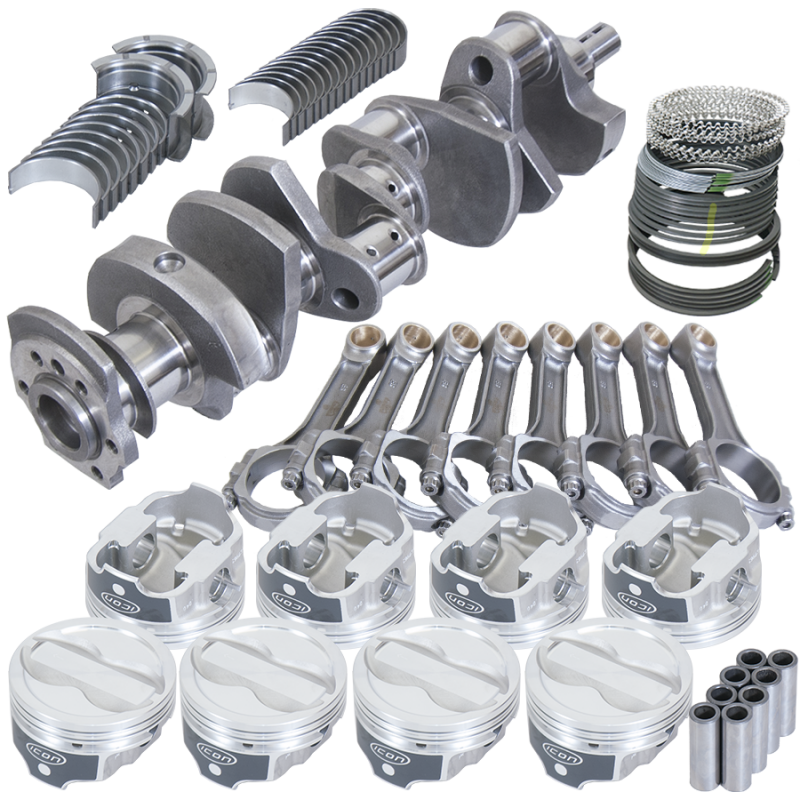 Eagle Chevy LT1350 1Pc 3.750in Crank 6.000in I-Beam Rods -18cc 4.040in Pistons Rotating Assembly Rotating Assemblies Eagle