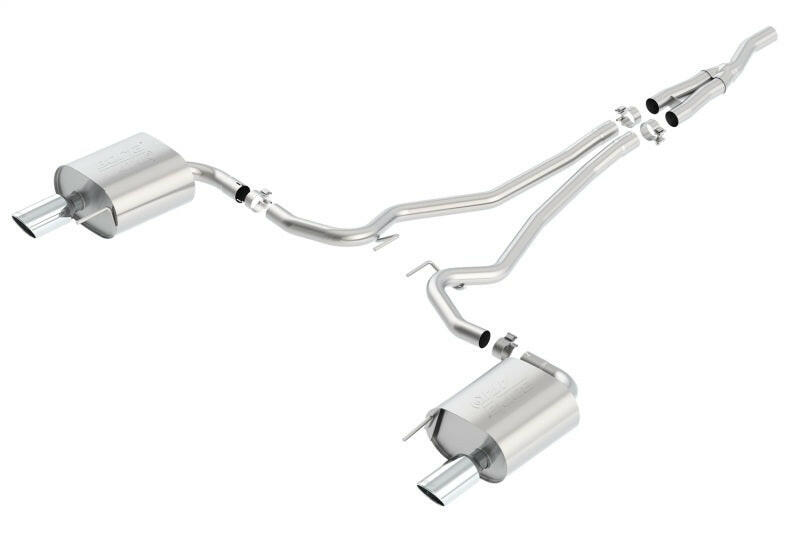 Borla Atak Cat Back 15-17 Ford Mustang 2.3L EcoBoost MT/AT 2.25in pipe 4in tip Catback Borla