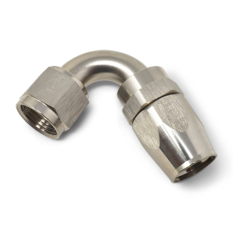 Russell Performance -6 AN Endura 120 Degree Full Flow Swivel Hose End (With 9/16in Radius) Fittings Russell