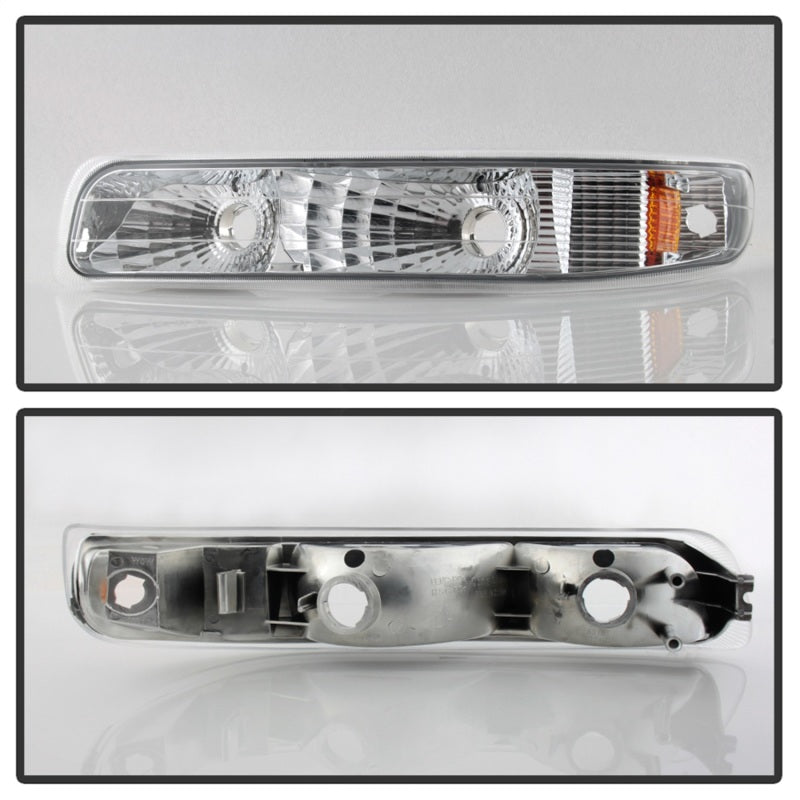 xTune Chevy Silverado 99-02 / Chevy Suburban/Tahoe 00-06 Amber Bumper Lights Euro CBL-JH-CS99-AM-E Tail Lights SPYDER