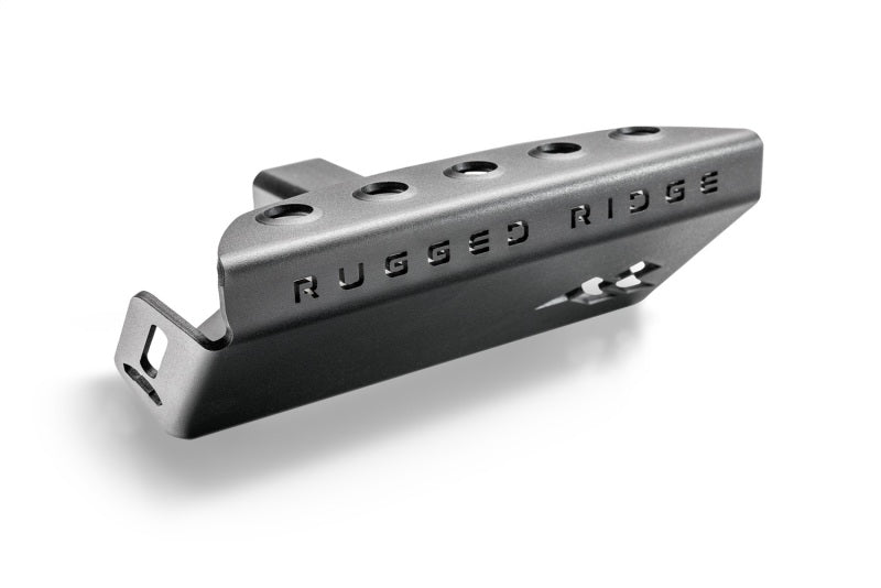 Rugged Ridge 07-23 Jeep Wrangler JK/JKU/JL/JLU & 20-23 Gladiator Hitch Skid Plate 2in. Rec - Tex Blk Skid Plates Rugged Ridge