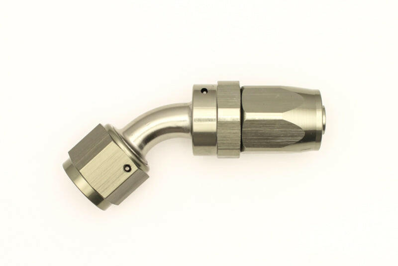 DeatschWerks 8AN Female Swivel 45-Degree Hose End CPE Fittings DeatschWerks