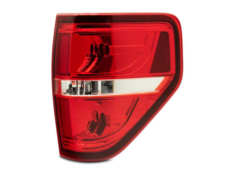 Raxiom 09-14 Ford F-150 Styleside Tail Lights- Chrome Housing - Red/Clear Lens Tail Lights Raxiom