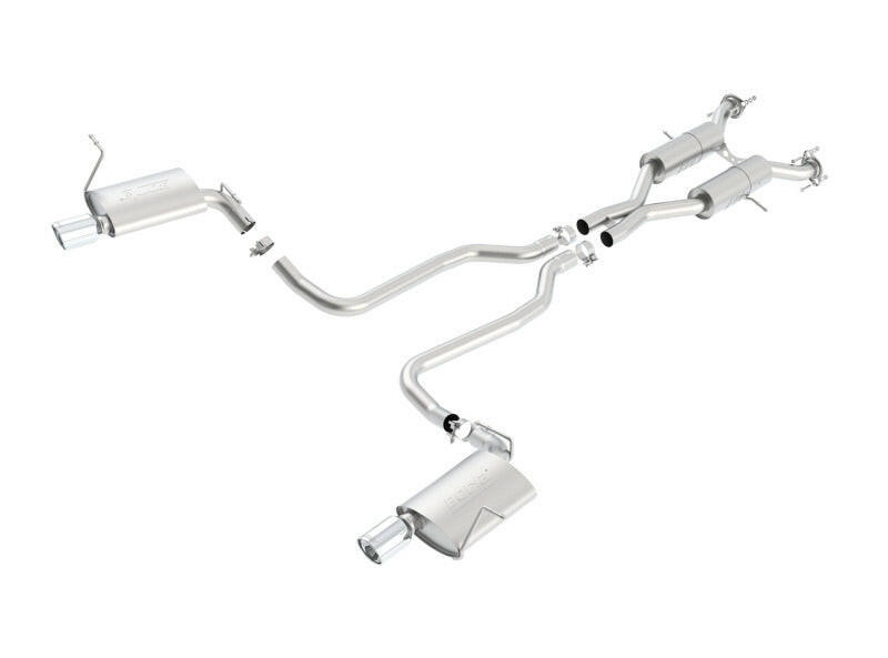 Borla 11-16 Jeep Grand Cherokee Limited/Laredo 5.7L 8cyl 4WD/RWD SS Catback Exhaust Catback Borla