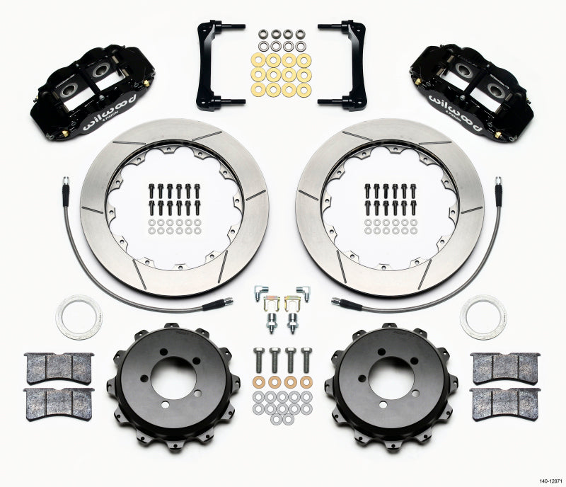 Wilwood Narrow Superlite 4R Rear Kit 12.88in 2012-Up Toyota / Scion FRS w/Lines Big Brake Kits Wilwood