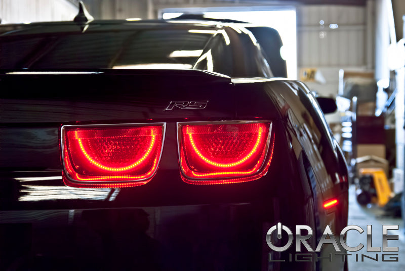Oracle 10-13 Chevrolet Camaro LED Afterburner Tail Light Halo Kit - Red Tail Lights ORACLE Lighting