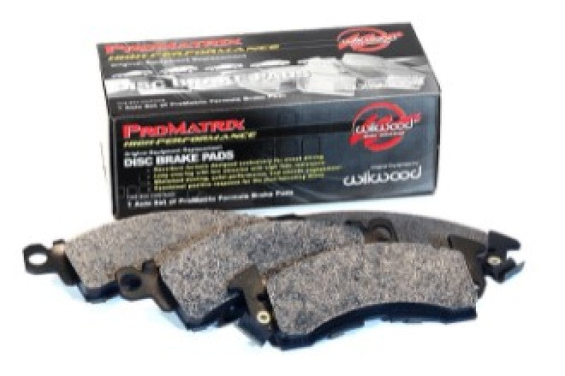 Wilwood Pad Set Promatrix D376 Brake Pads - Performance Wilwood