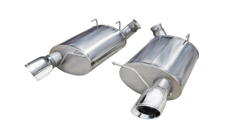 Corsa 2011-2012 Ford Mustang Shelby GT500 5.4L V8 Polished Sport Axle-Back Exhaust Axle Back CORSA Performance
