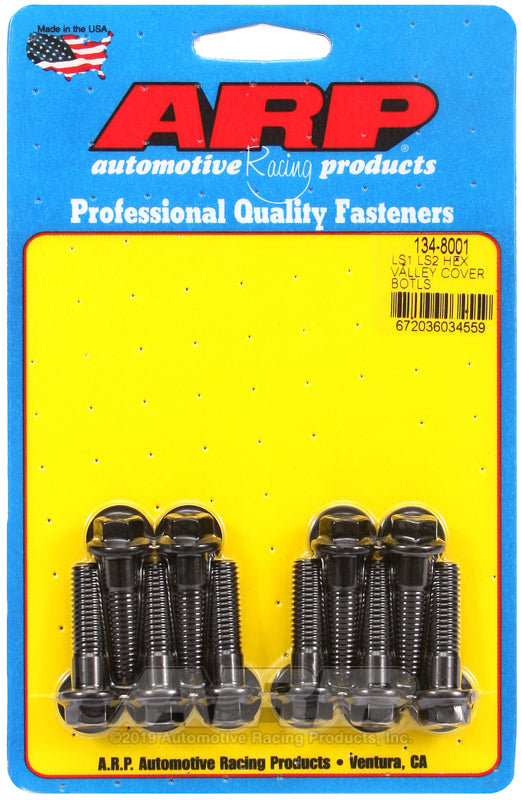 ARP Chevy LS1 LS2 Hex Intake Valley Cover Bolt Kit Hardware Kits - Other ARP