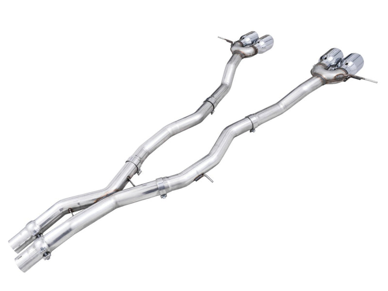 AWE Tuning Track Edition Cat-Back Exhaust for BMW G8X M3/M4 - Chrome Silver Tips Catback AWE Tuning
