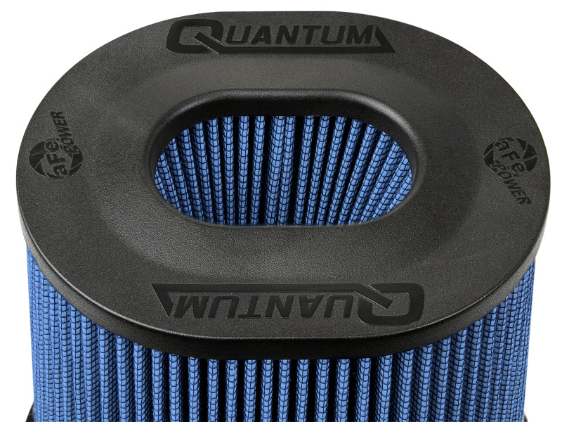 aFe Quantum Pro-5 R Air Filter Inverted Top - 5in Flange x 8in Height - Oiled P5R Cold Air Intakes aFe