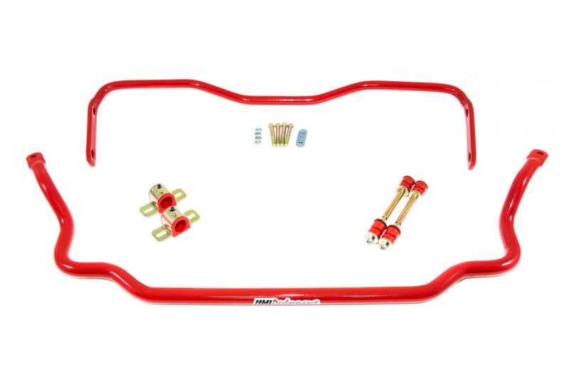 UMI Performance 64-72 GM A-Body Solid Front and Rear Sway Bar Kit Sway Bars UMI Performance