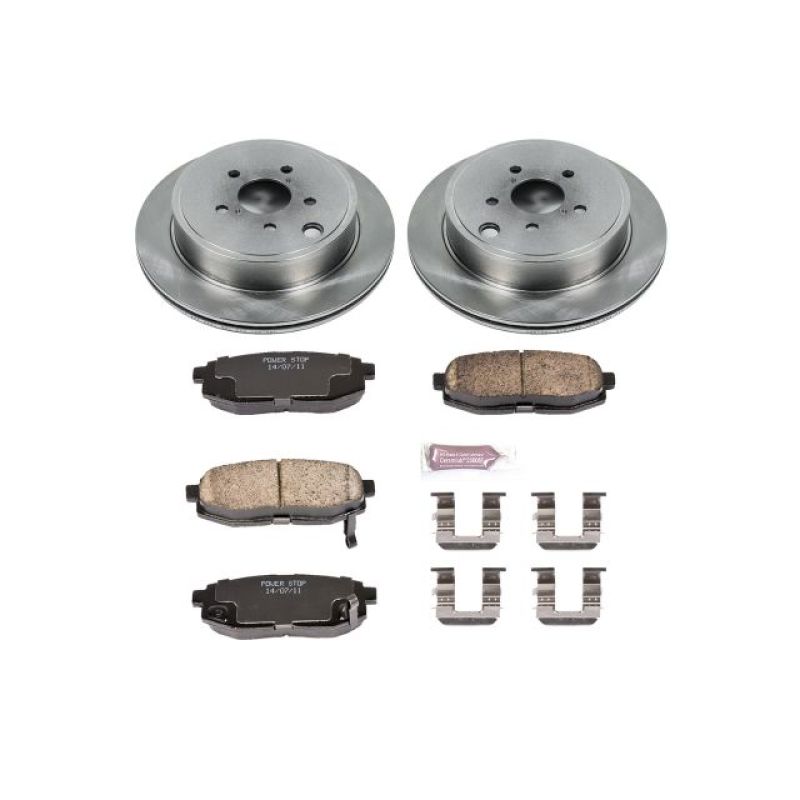 Power Stop 13-16 Scion FR-S Rear Autospecialty Brake Kit Brake Kits - OE PowerStop