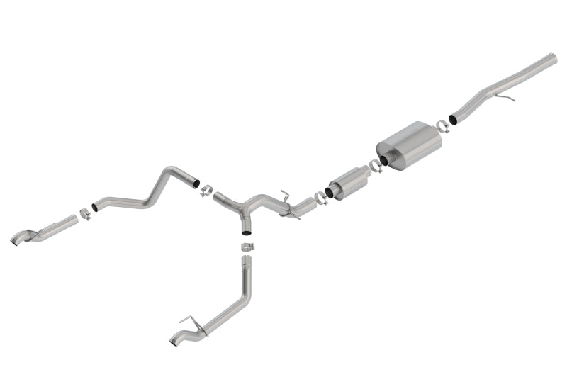 Borla 19 Chevrolet Silverado/GMC Sierra 1500 6.2L SS (S-Type) Catback Exhaust w/ Factory Tips Catback Borla