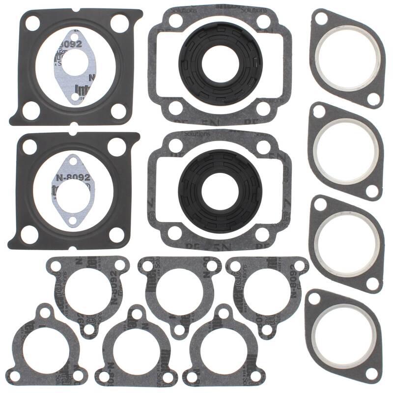 Vertex Gaskets 99-08 Arctic Cat Panther 370 Complete Gasket Kit w/ Oil Seals Engine Hardware Vertex Pistons