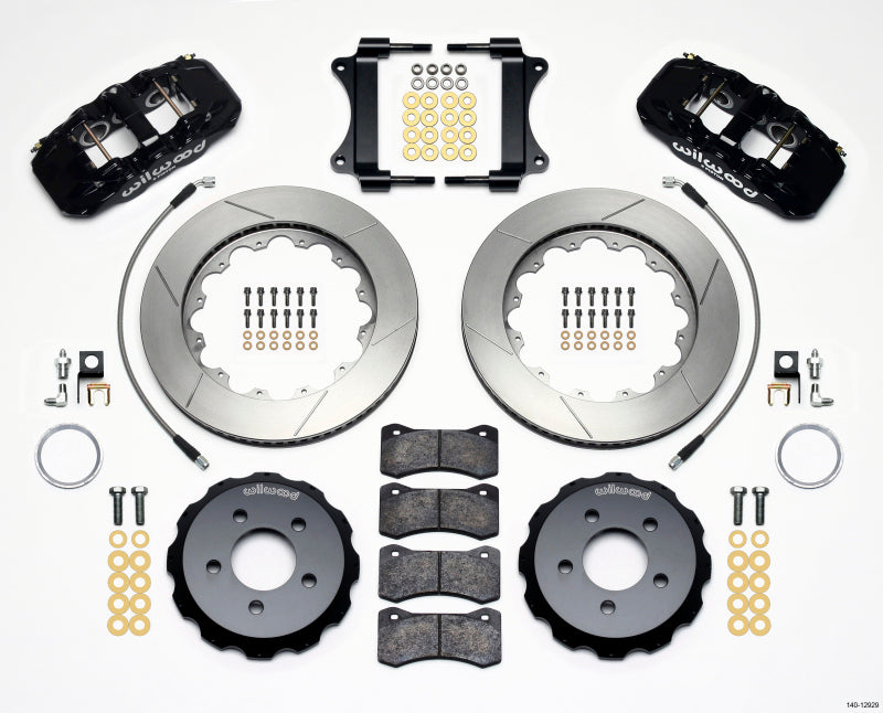 Wilwood AERO6 Front Hat Kit 14.25 2008-2009 Pontiac G8 w/Lines Big Brake Kits Wilwood
