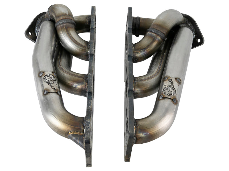 aFe Power Twisted Steel 304SS Shorty Header 09-18 Dodge Challenger / Charger V8-5.7L Headers & Manifolds aFe