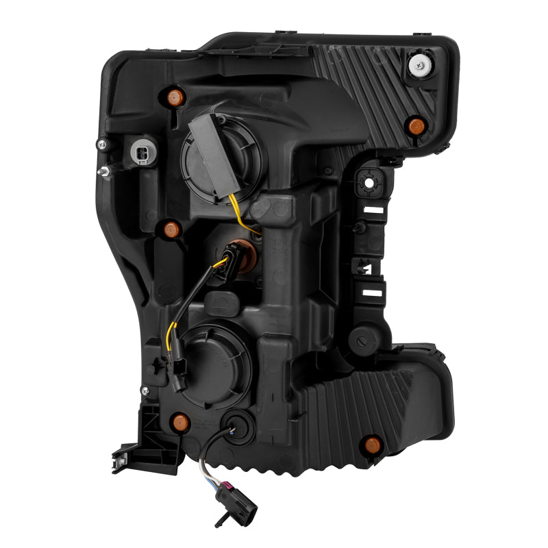 AlphaRex 17-19 Ford F-250/350/450/550 Super Duty NOVA-Series LED Proj Headlights Chrome w/SS & SBDRL Headlights AlphaRex