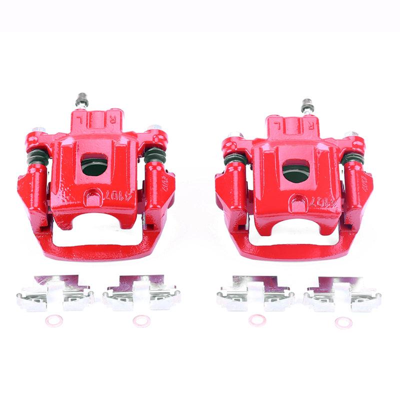 Power Stop 04-06 Lexus RX330 Rear Red Calipers w/Brackets - Pair Brake Calipers - Perf PowerStop